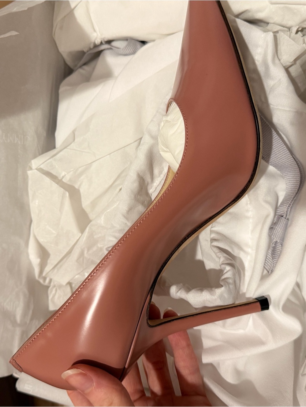 Jimmy Choo Blush Rose Pointed-Toe Stiletto Pump